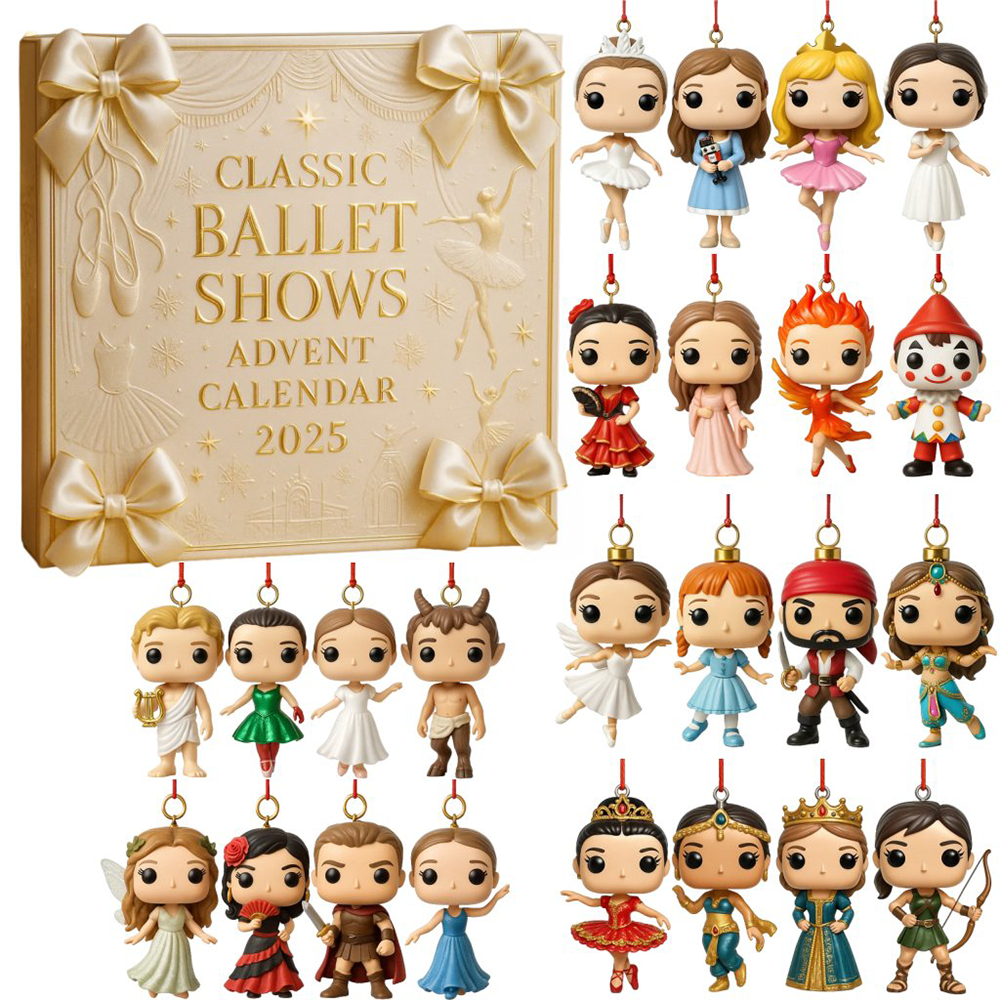 2025 Classic Ballet Shows Advent Calendar 24 Day Christmas Countdown Gifts For Ballet Dancers