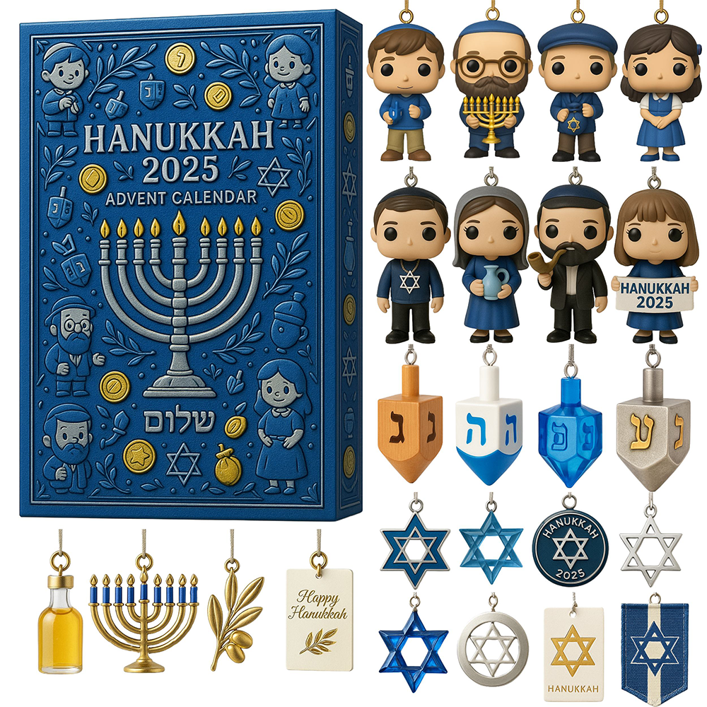 2025 Hanukkah Advent Calendar Countdown to Christmas Calendar Best Hanukkah Gifts
