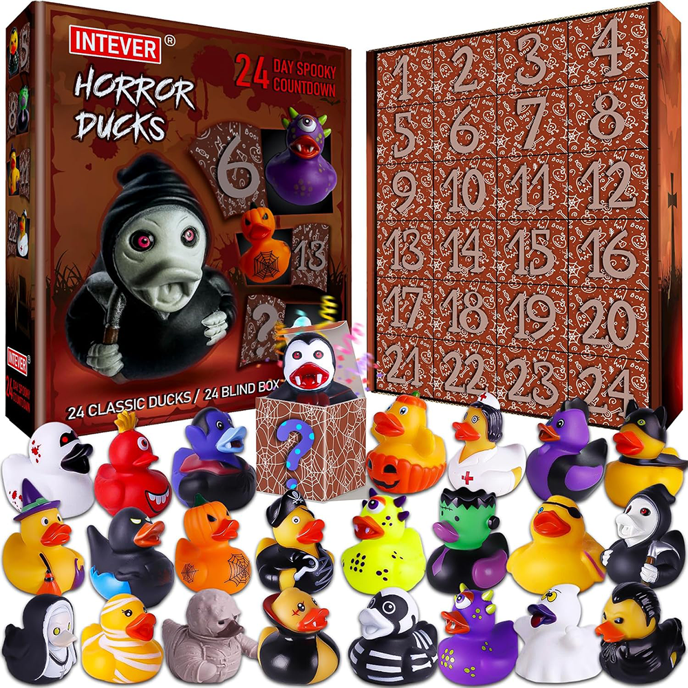 2025 Horror Rubber Duckies Advent Calendar Christmas Countdown Calendar Duck Christmas Gifts