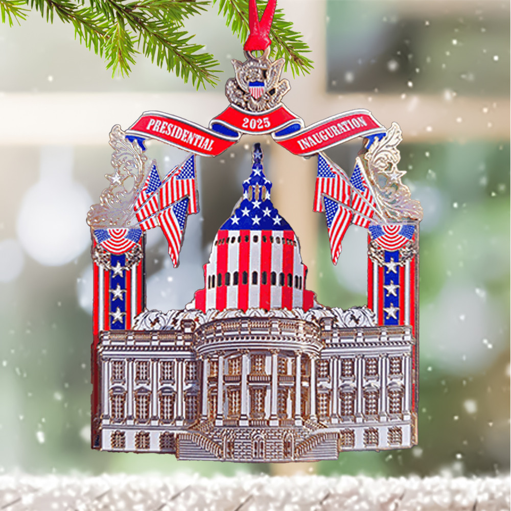 2025 Inauguration Commemorative Ornament Christmas Ornament Merch