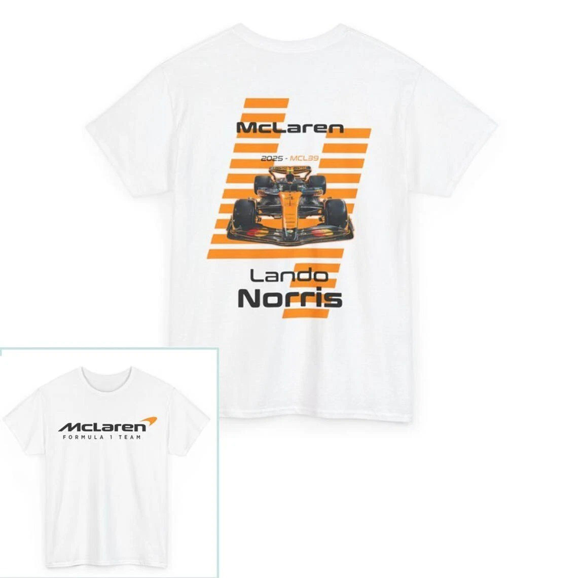 2025 Lando Norris Formula One Black T-Shirt Lando Norris Shirt Gifts For Dad