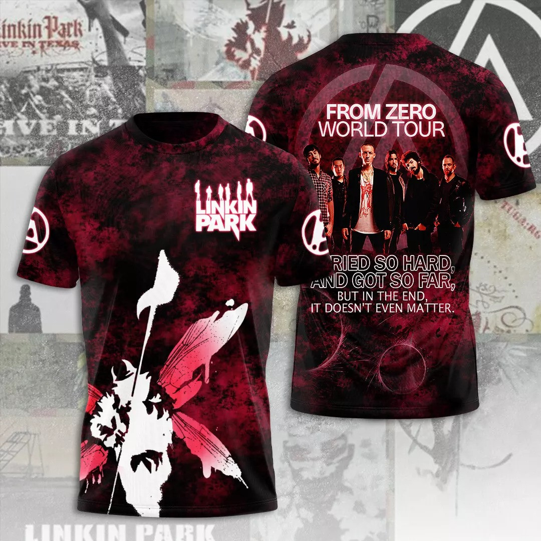2025 Linkin Park From Zero Tour Framed Photo 3D Shirt Linkin Park Fans Gifts