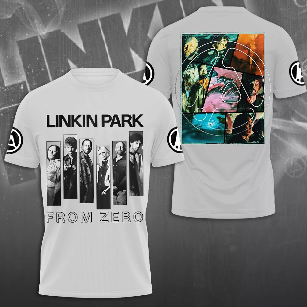 2025 Linkin Park From Zero Tour Framed Photo Back Side 3D Shirt Gifts For Music Fans