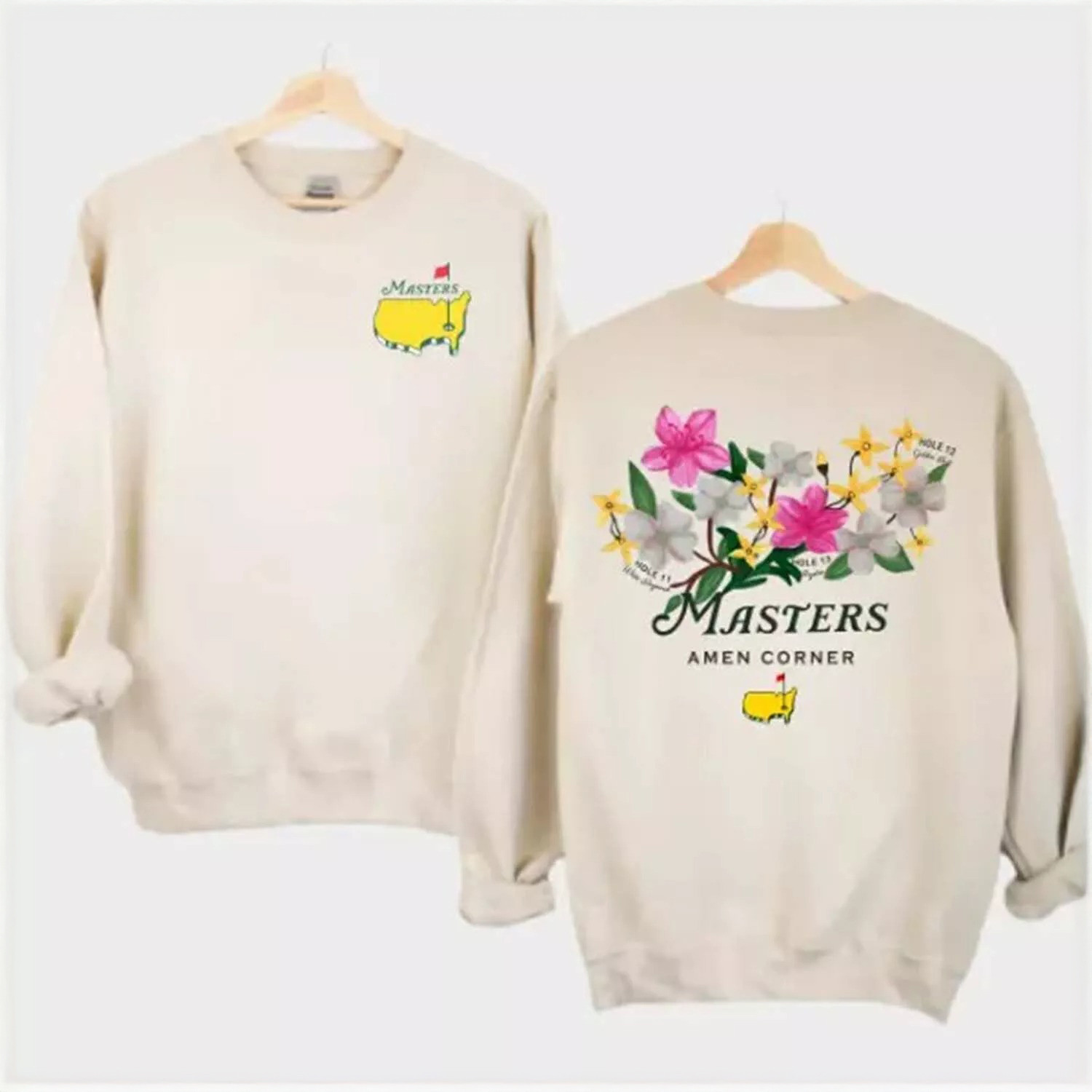 2025 Masters Golf Augusta Amen Corner Sweatshirt Gift for Golf Fans
