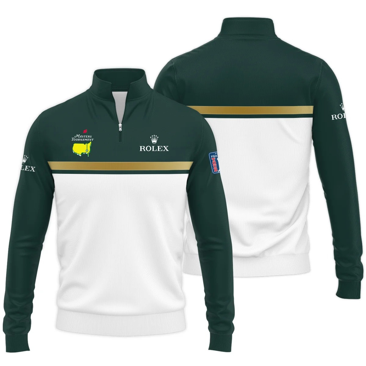 2025 Masters Tournament Rolex Golf Quarter-Zip Shirt Men's Apparel Best Gifts For Golfers