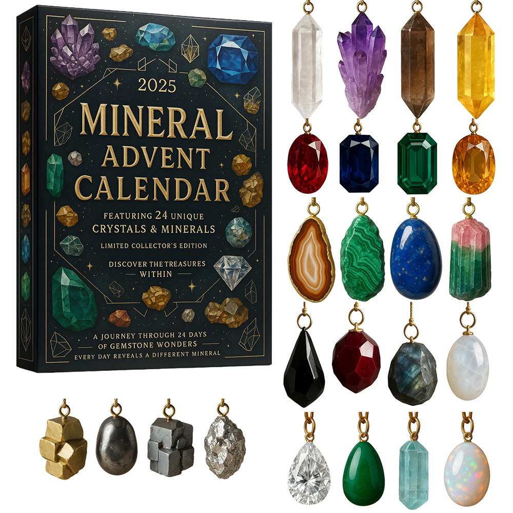 2025 Mineral Advent Calendar Christmas Countdown Decorations Christmas Gift For Wife