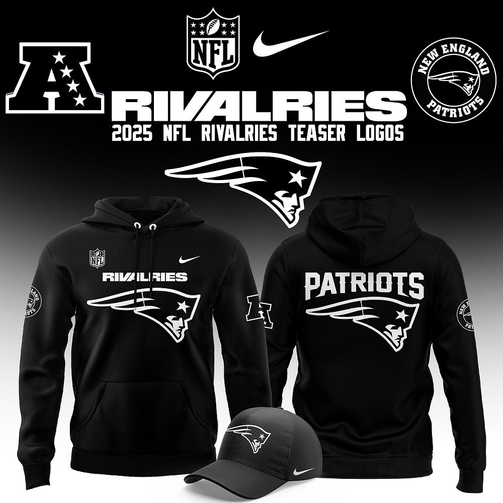 2025 NFL Rivalries Teaser LogoNew England Patriots Hoodie