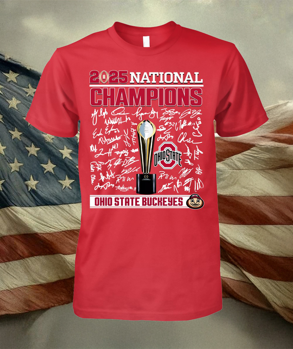 2025 Ohio State Buckeyes Football T-Shirt Presents For Football Lovers