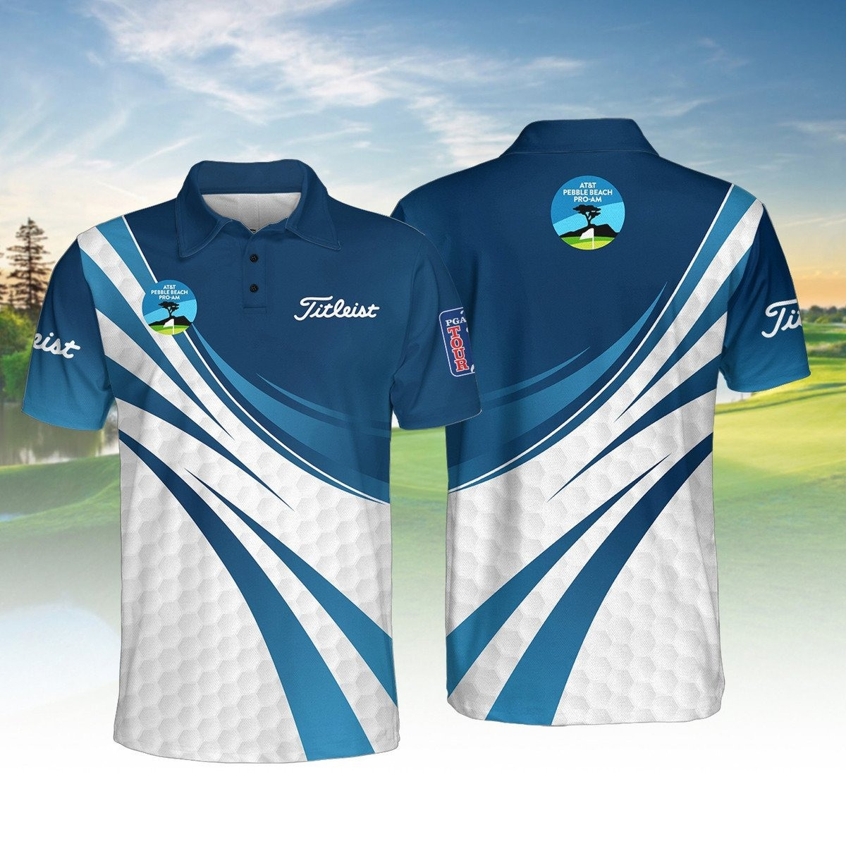 2025 Pebble Beach Dynamic Microfiber Men Polo Shirt Golf Gifts For Golfers