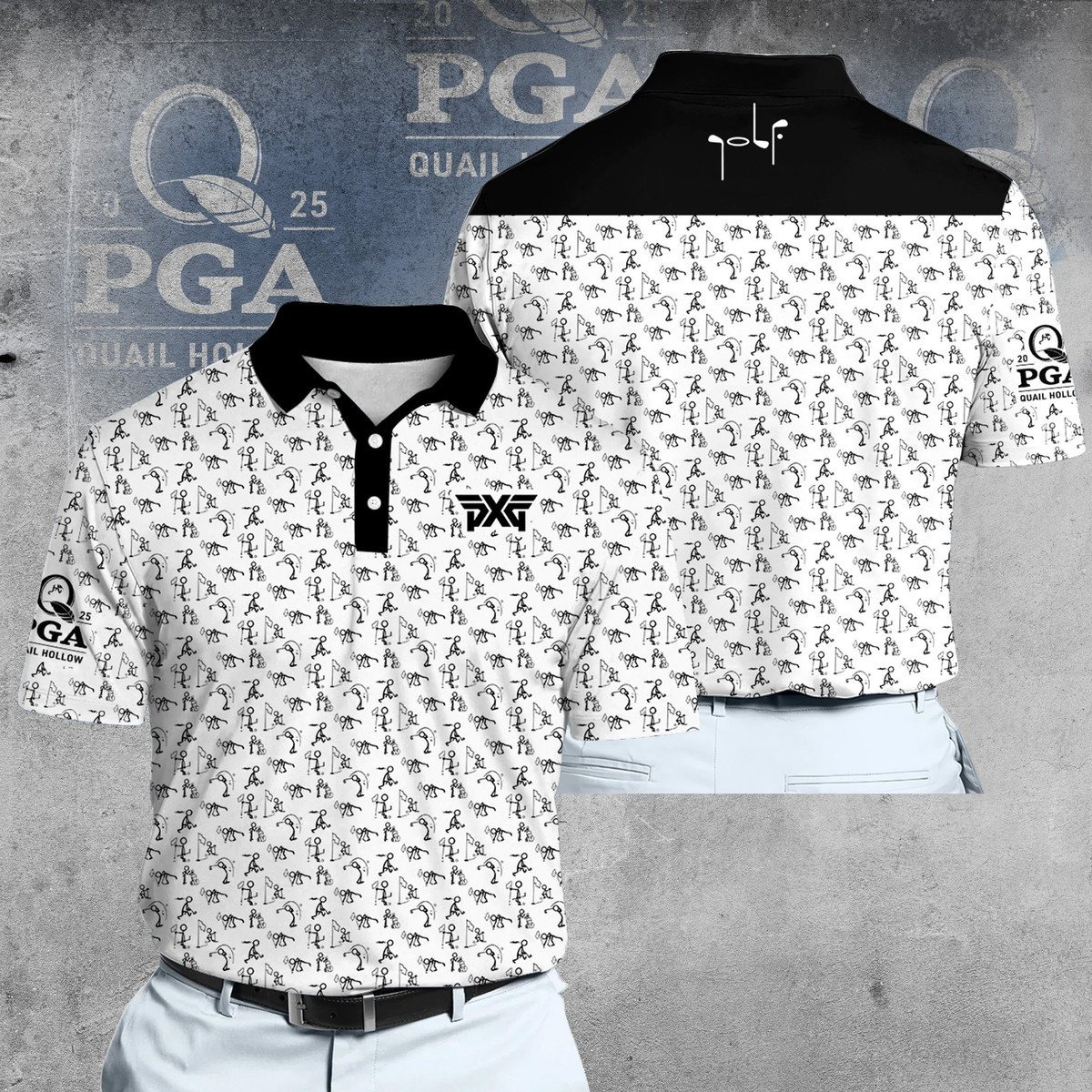 2025 PGA Championship All Fire Foundation Polo Shirt Best Gifts For Golfers