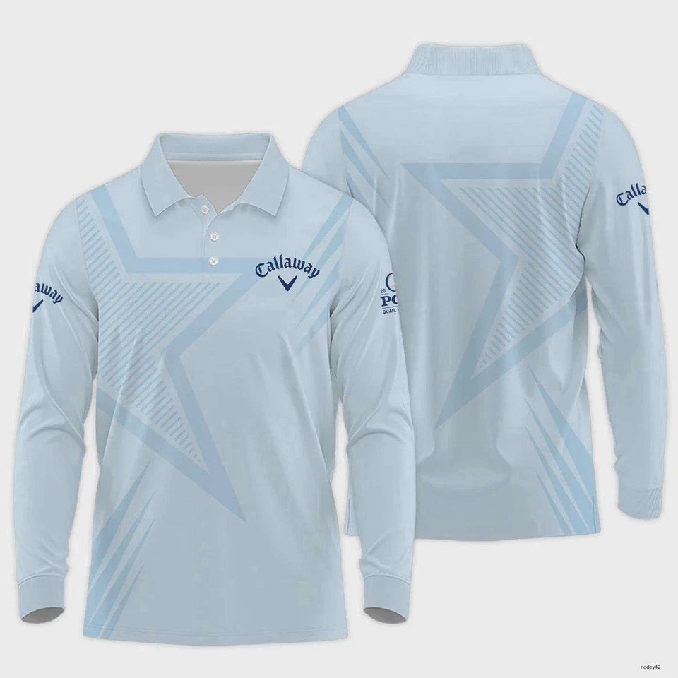 2025 PGA Championship Callaway Golf Long Sleeve Polo Shirt Golf Gifts For Dad