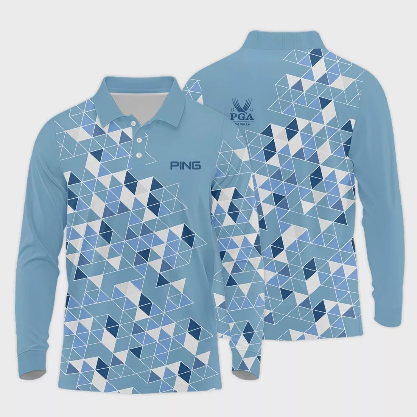 2025 PGA Championship Valhalla Ping Long Sleeve Polo Shirt Golfer Gifts For Him