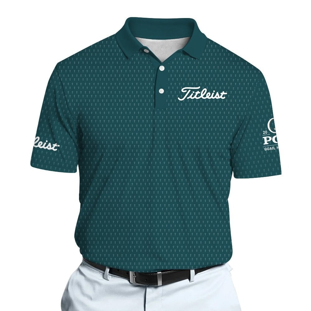2025 PGA QUAIL HOLLOW Drak Green Men Polo Shirt Golf Gifts For Golfers