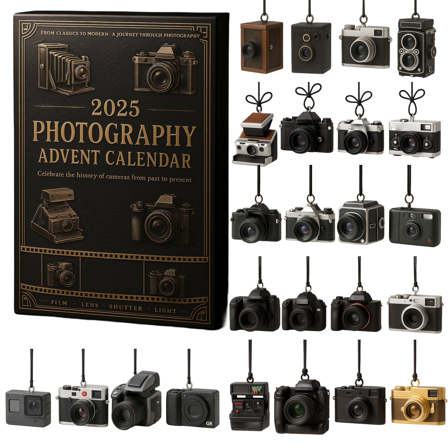 2025 Photography Advent Calendar Table Decor Cool Advent Calendar Photographer Xmas Gifts
