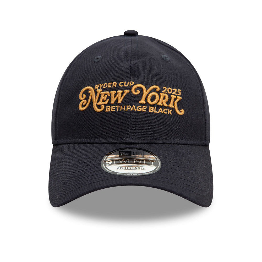 2025 Ryder Cup New Era 9Twenty Black Cap Good Gifts For Golfers