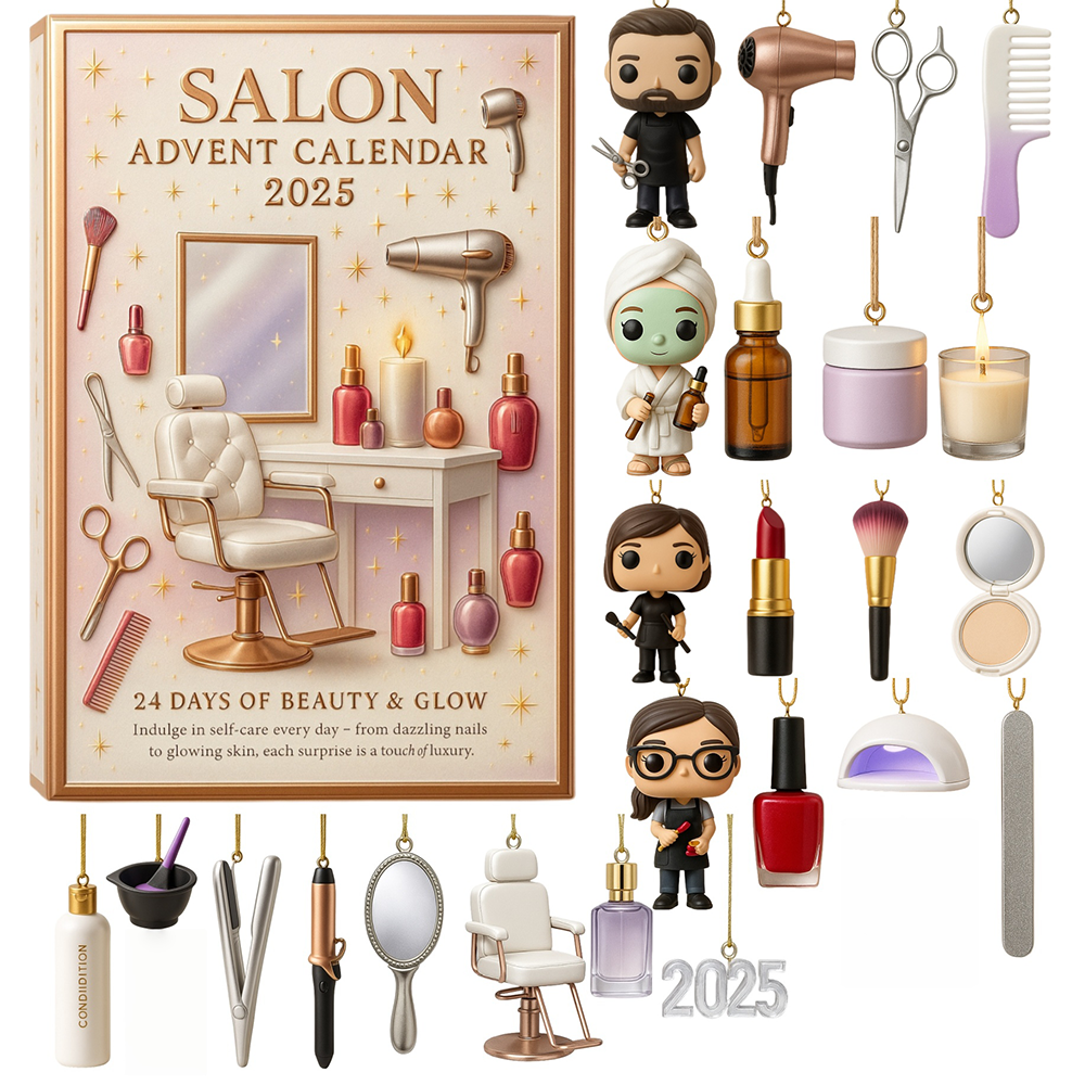 2025 Salon Advent Calendar Holiday Countdown Calendar Girlfriend Xmas Gift Ideas