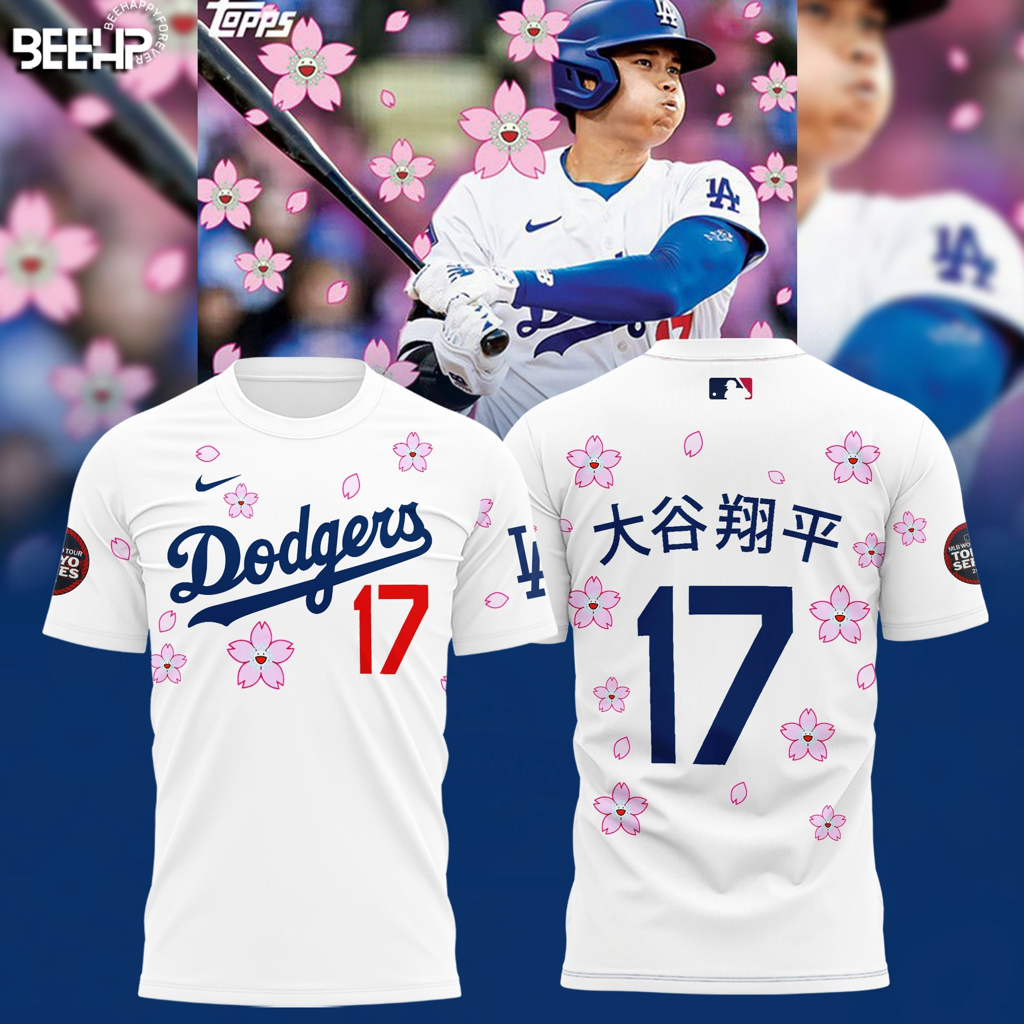 2025 Takashi Murakami Los Angeles Dodgers T-Shirt Gifts For Dodgers Fans