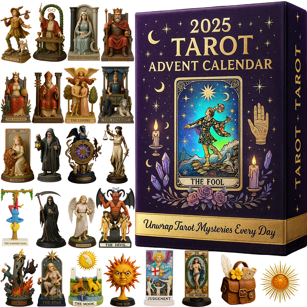 2025 Tarot Advent Calendar Christmas Countdown Xmas Presents For Magical Lovers