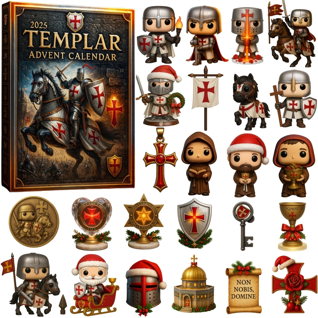 2025 Templar Advent Calendar Holiday Home Decor Advent Calendar For Men