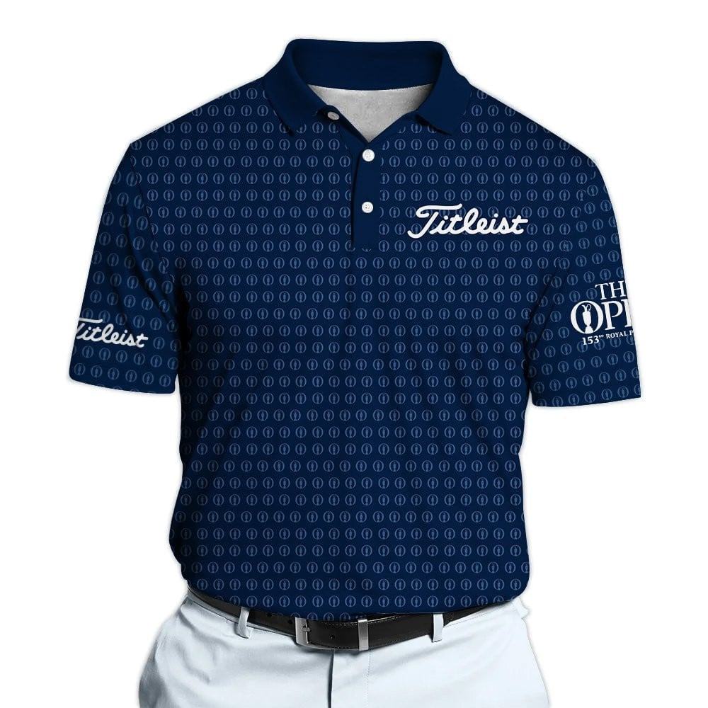 2025 The Open Royal Portrush Dynamic Microfiber Men Polo Shirt Golf Gifts For Golfers