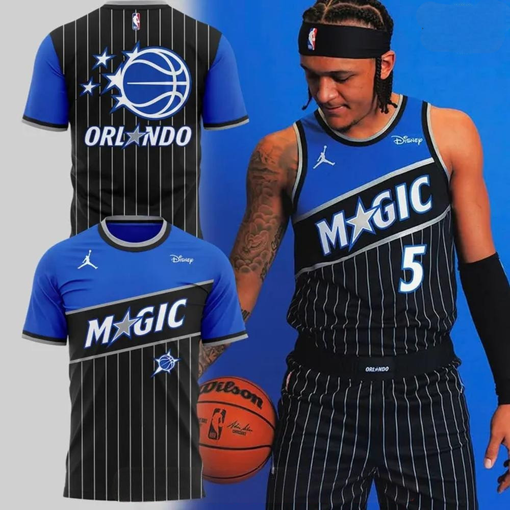 2025 The Star Uniform Orlando Magic Special T-Shirt Gifts For Basketball Fan