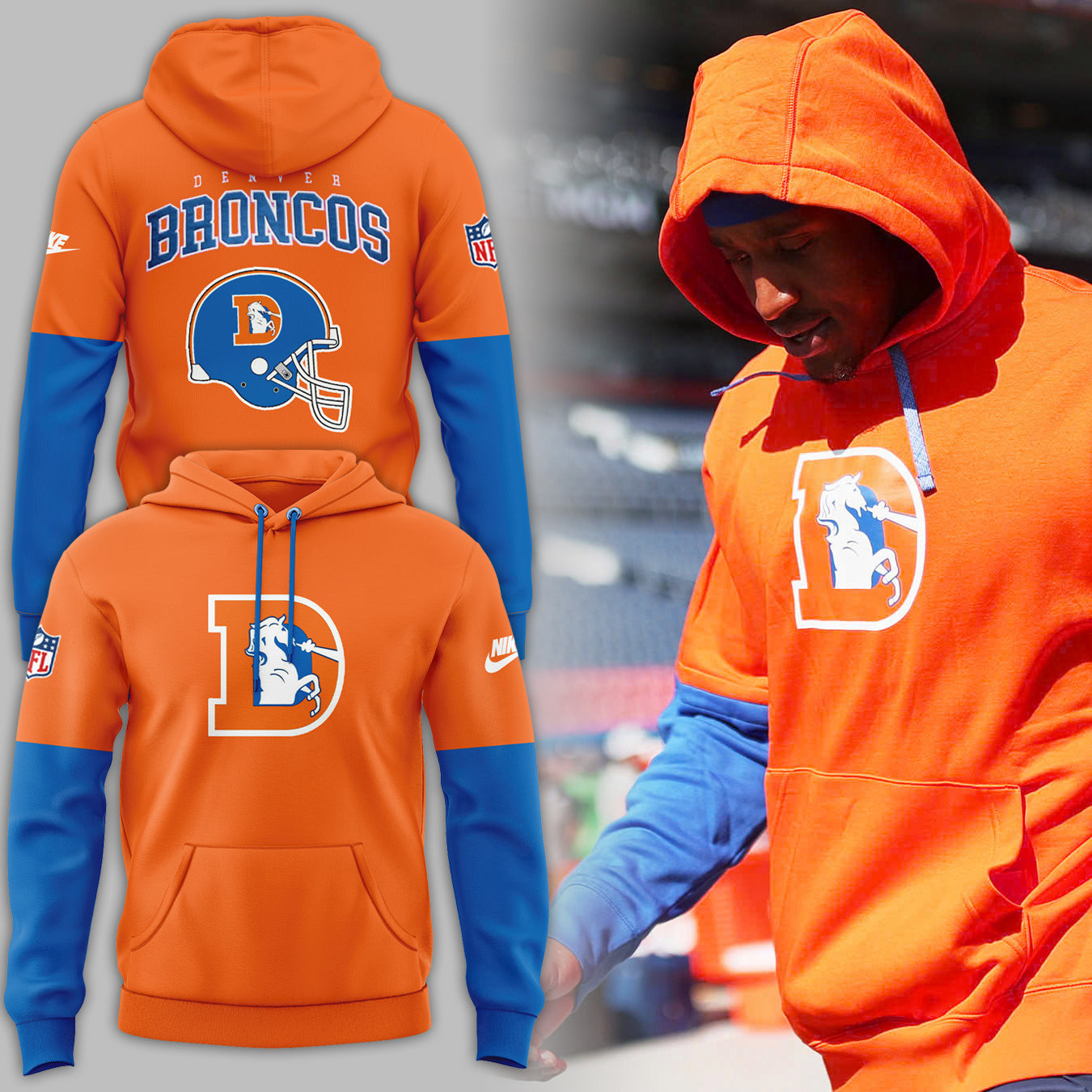 2025 Throwback To 77 Denver Broncos Hoodie Unique Gifts For Football Lovers