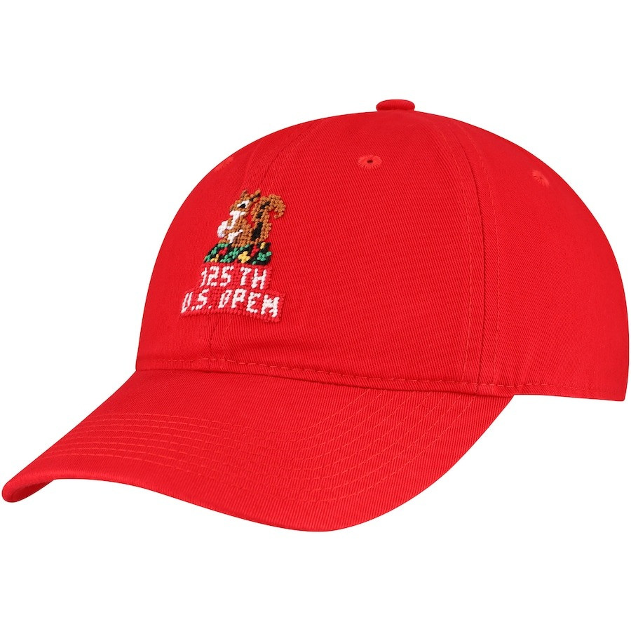 2025 U.S Open Smathers And Branson Red Adjustable Hat Goft Enthusiast Gifts