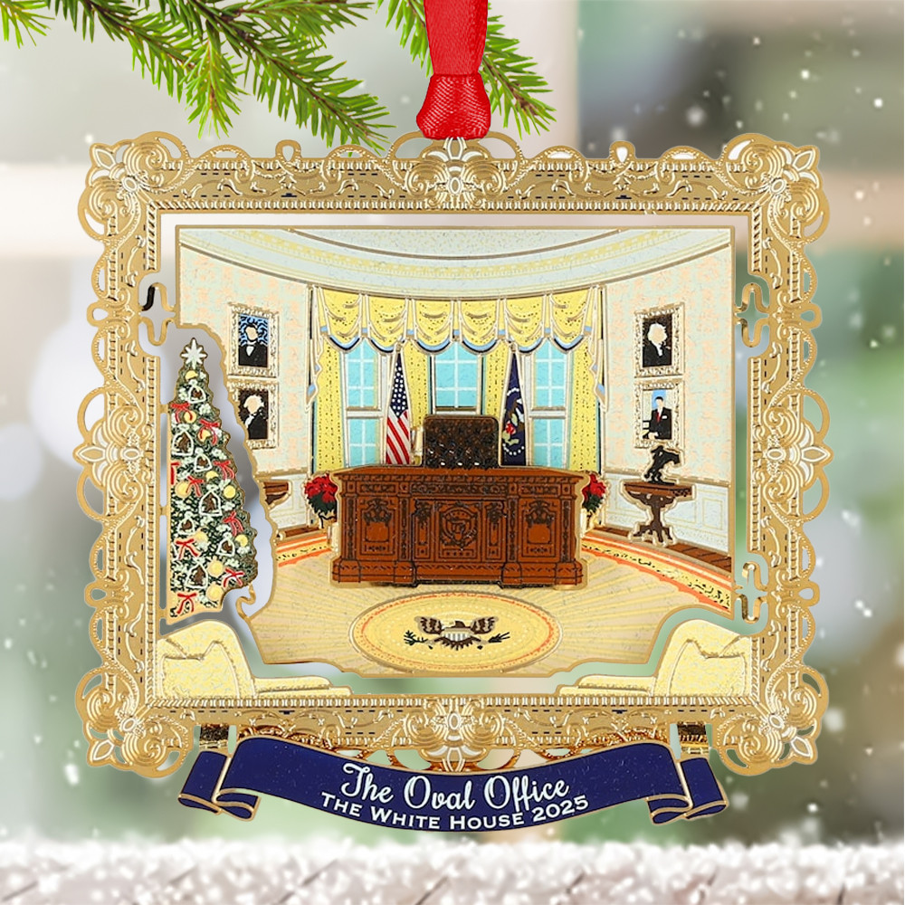 2025 White House The Oval Office Ornament Holiday Ornament Gift