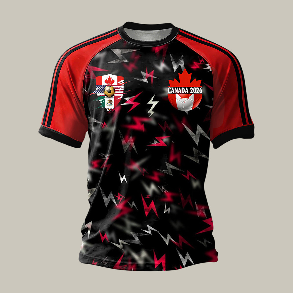 2026 FIFA World Cup Canada National Soccer Team T-Shirt Game Day Soccer Merch Sport Gift