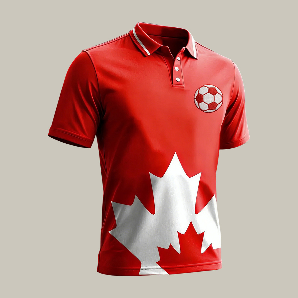 2026 FIFA World Cup Canada Soccer Polo Shirt 2026 World Cup Clothes Best Gift For Soccer Lovers