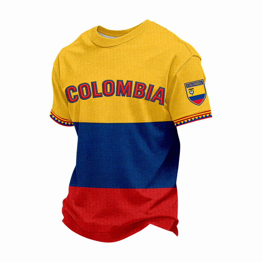 2026 FIFA World Cup Columbia National Soccer Team T-Shirt 2026 World Cup Merch