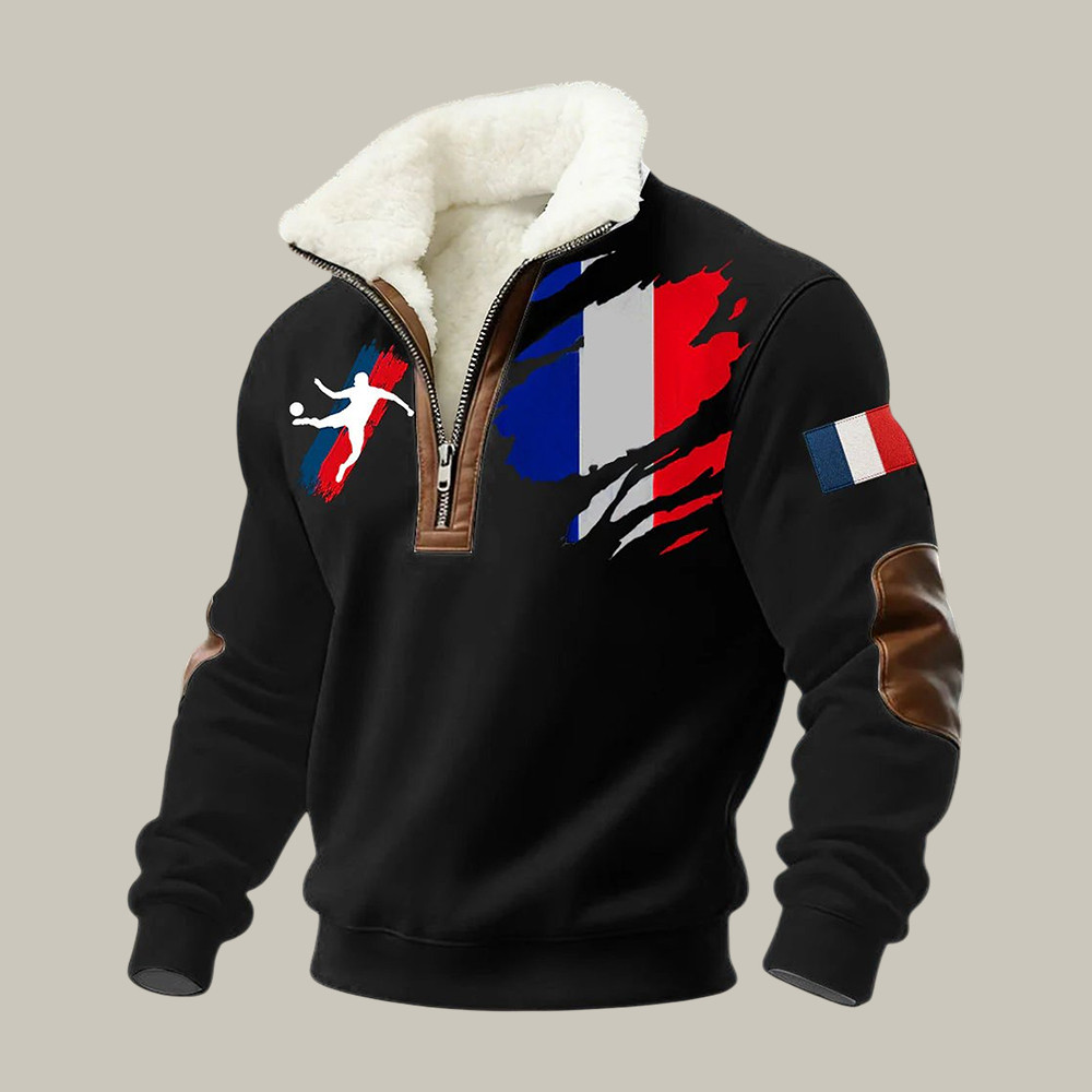 2026 FIFA World Cup France Team Stand Up Collar Sweater 2026 FIFA World Cup Merch Gift Idea