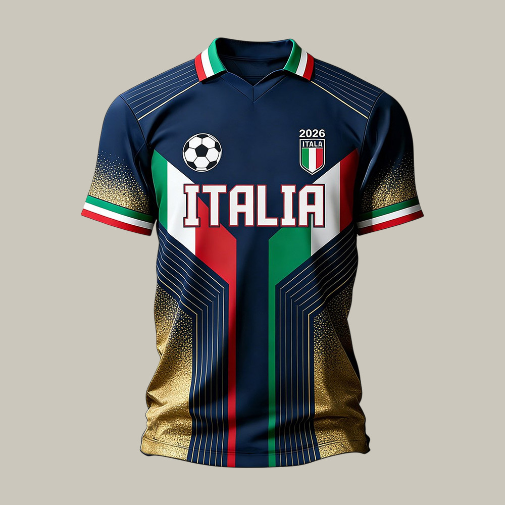 2026 FIFA World Cup Italia Jersey 2026 FIFA World Cup Clothes Soccer Fan Gift For Father
