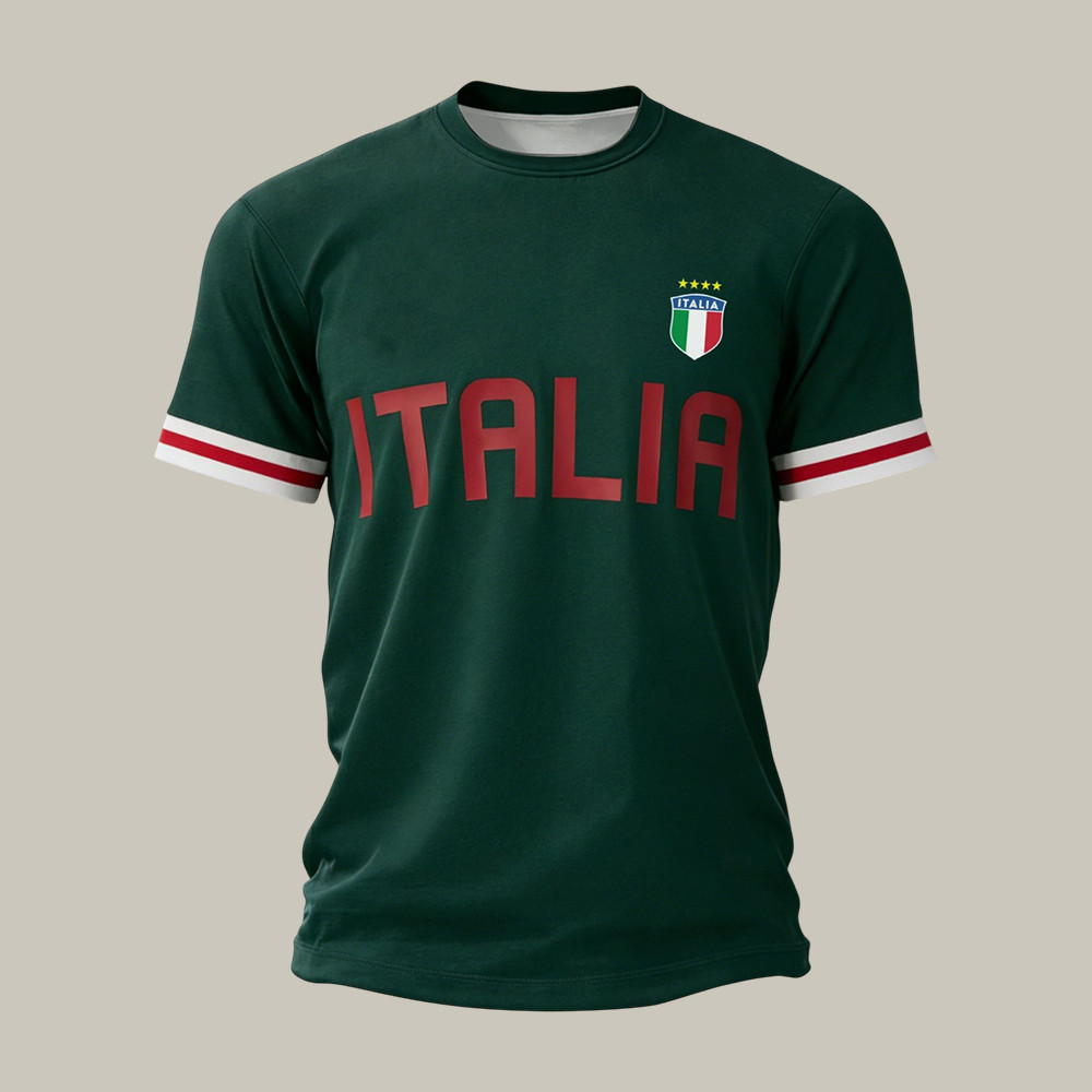 2026 FIFA World Cup Italy T-Shirt Soccer Clothes Game Day Gift For Father's Day