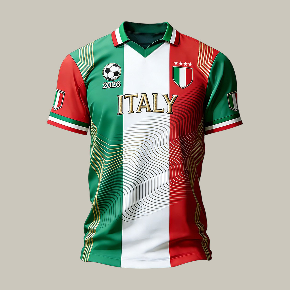 2026 FIFA World Cup Italy Team Jersey 2026 FIFA World Cup Merch Soccer Lover Gifts