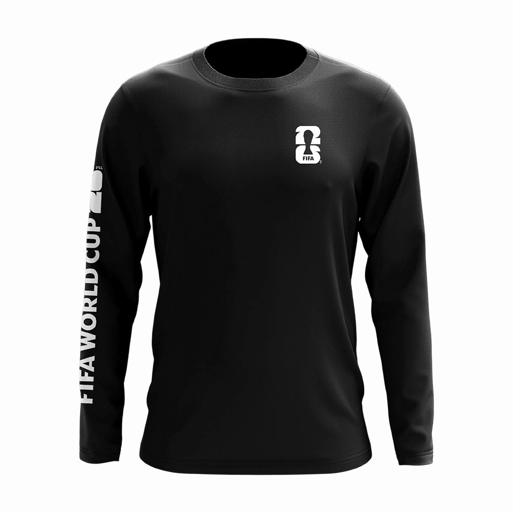 2026 FIFA World Cup Logo Long Sleeve Shirt World Cup 2026 Apparel Soccer Dad Gift