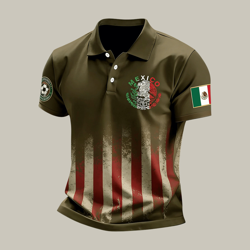 2026 FIFA World Cup Mexico Polo Shirt 2026 FIFA World Cup Clothing Soccer Lover Gift For Dad