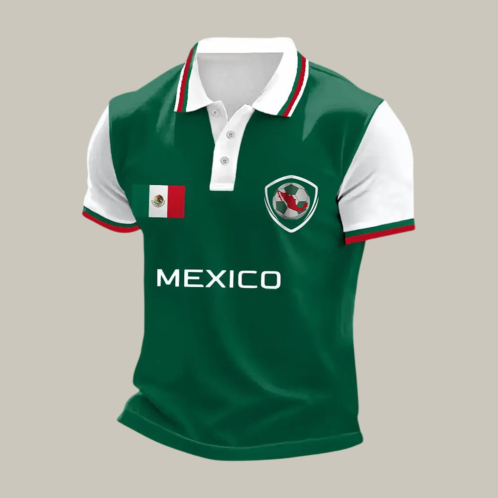 2026 FIFA World Cup Mexico Polo Shirt Soccer Fan Merch Unique Gift For Dad In Law