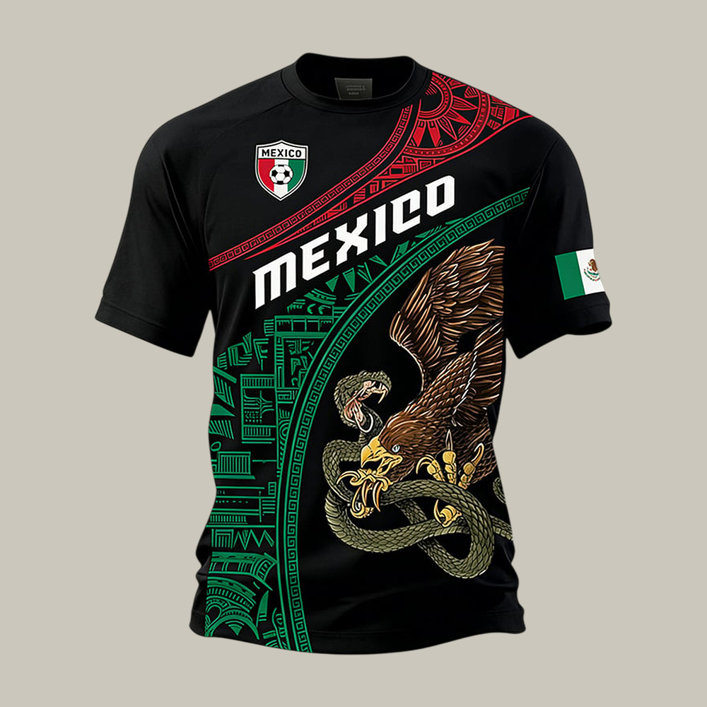 2026 FIFA World Cup Mexico Team Eagle T-Shirt 2026 FIFA World Cup Shirt Gift For Huge Fans