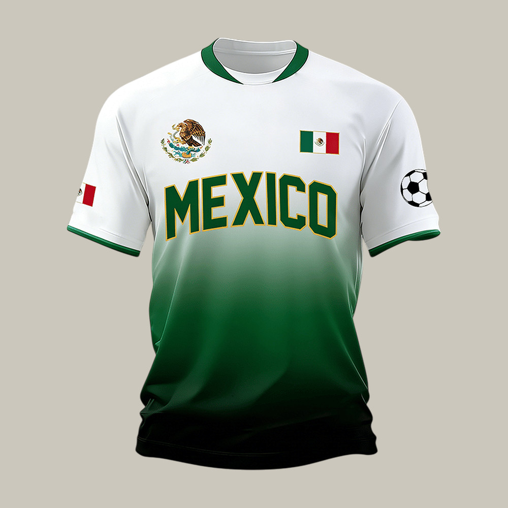 2026 FIFA World Cup Mexico Team T-Shirt 2026 FIFA World Cup Clothes Soccer Lover Stuffs