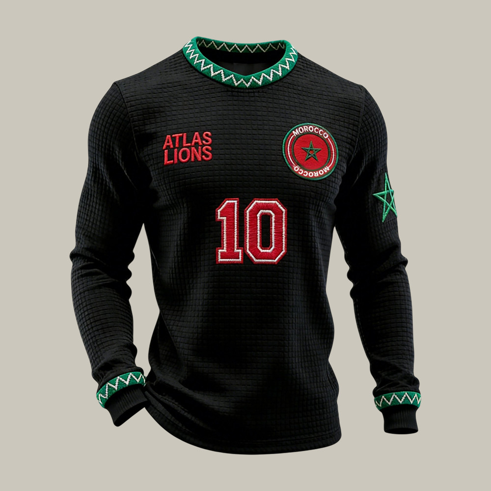 2026 FIFA World Cup Morocco Long Sleeve Shirt Soccer Apparel Unique Gift For Fans