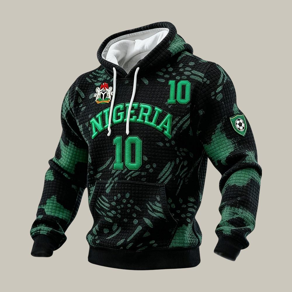 2026 FIFA World Cup Nigeria Hoodie Nigeria Soccer Team Apparel Fan Gear For Father