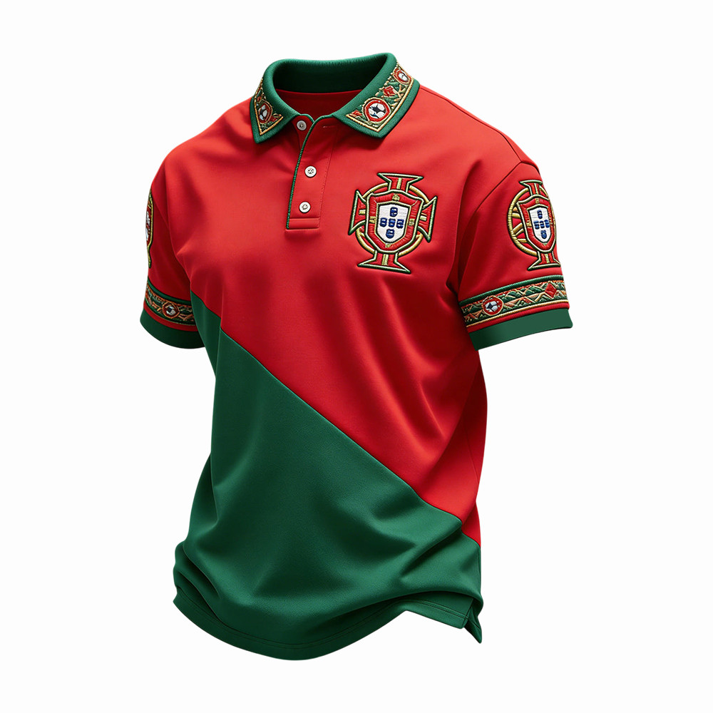 2026 FIFA World Cup Portugal Polo Shirt 2026 World Cup Clothing Soccer Lover Gift For Men