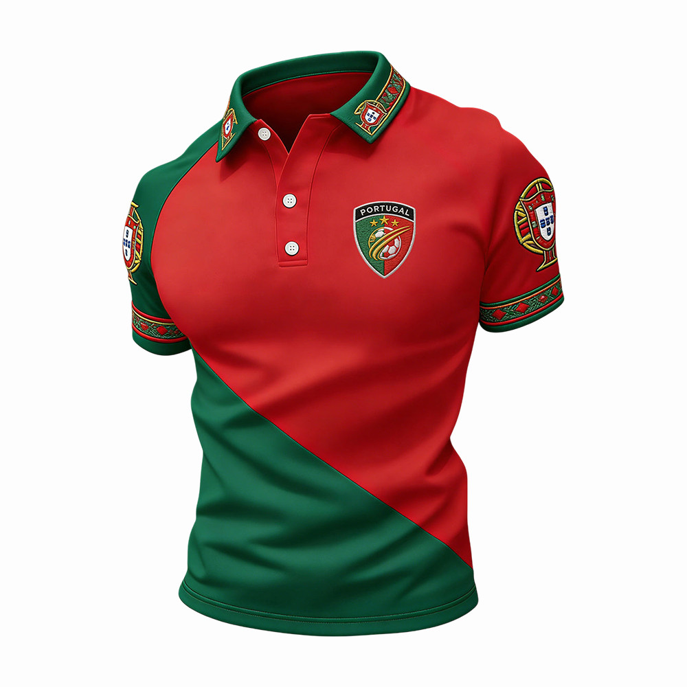 2026 FIFA World Cup Portugal Polo Shirt Game Day Soccer Apparel World Cup 2026 Gear