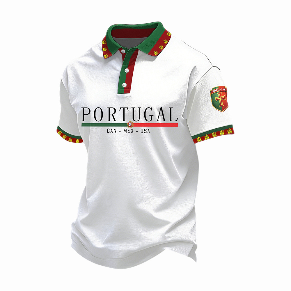 2026 FIFA World Cup Portugal Polo Shirt Portugal National Soccer Team Merch World Cup 2026 Gear