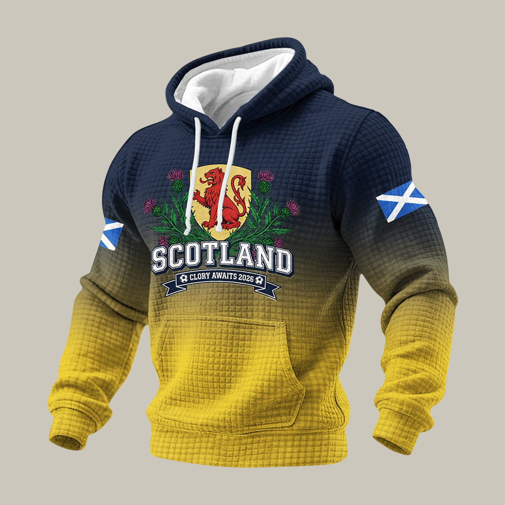 2026 FIFA World Cup Scotland Hoodie Game Day Hooded Sweatshirt Soccer Lover Gifts