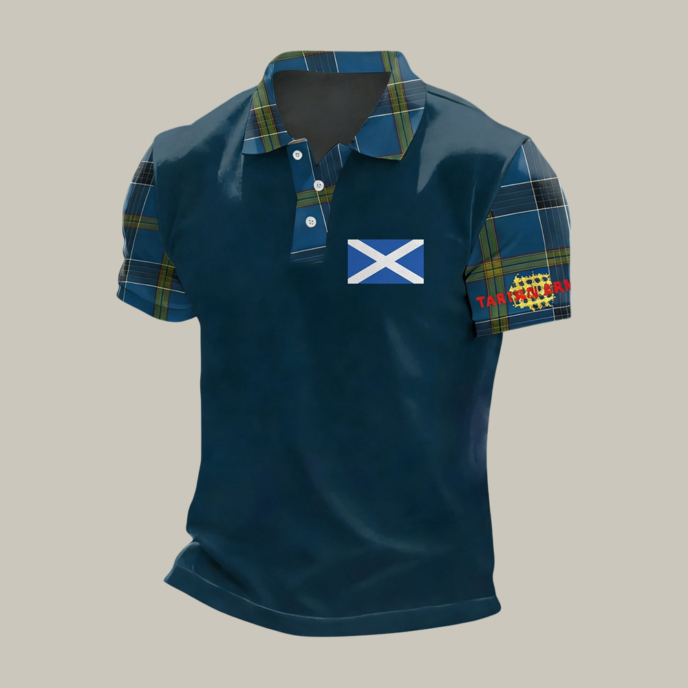 2026 FIFA World Cup Scotland Polo Shirt Scotland National Soccer Team Merch Gift For Father's Day