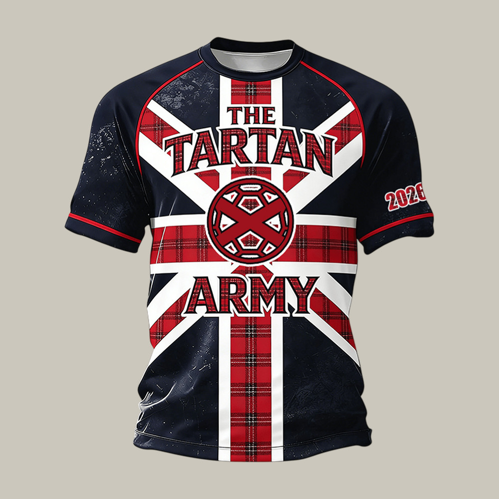 2026 FIFA World Cup Scotland T-Shirt The Tartan Army World Cup 2026 Shirt Soccer Fan Gear