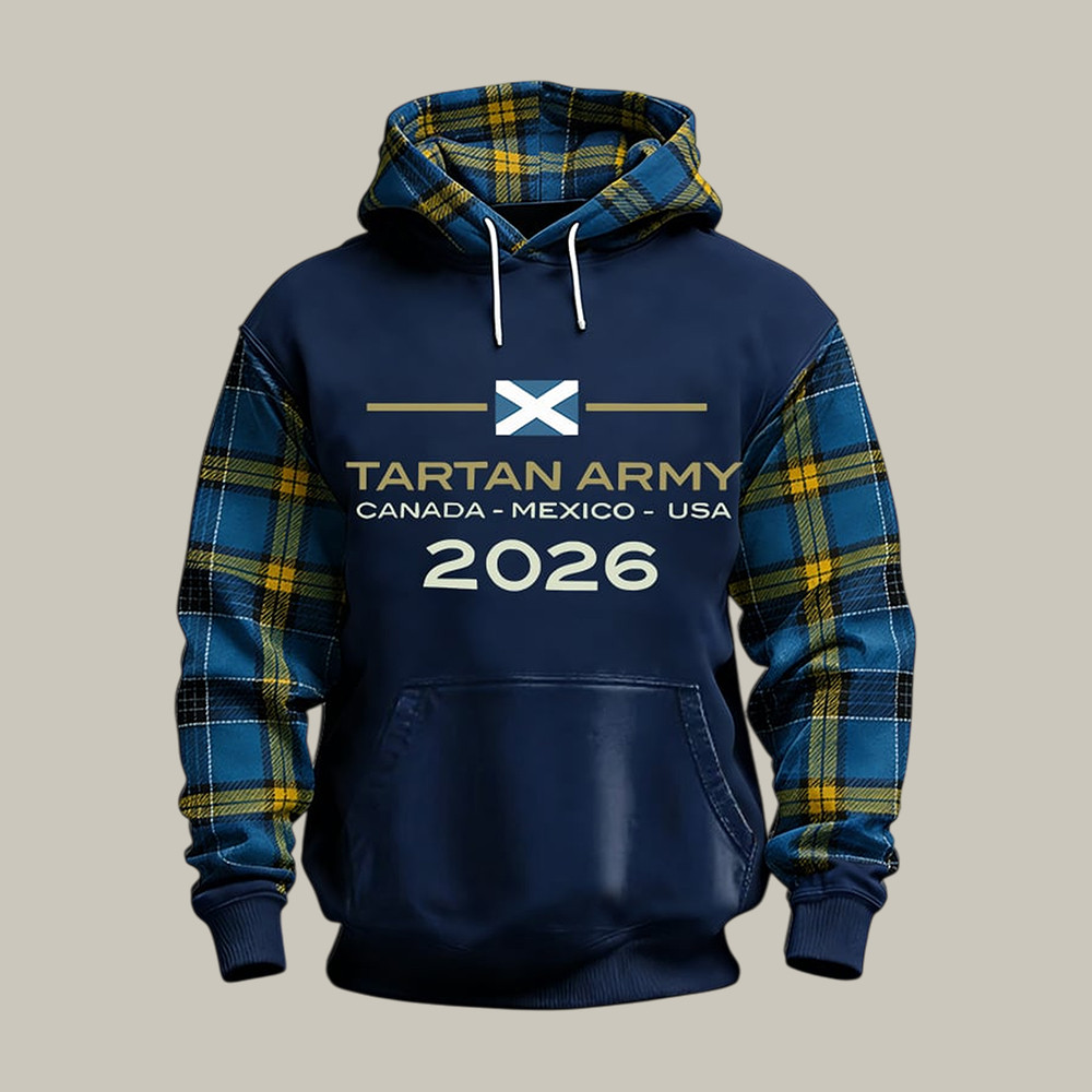 2026 FIFA World Cup Scotland Tartan Army Hoodie 2026 FIFA World Cup Apparel Game Day Gear