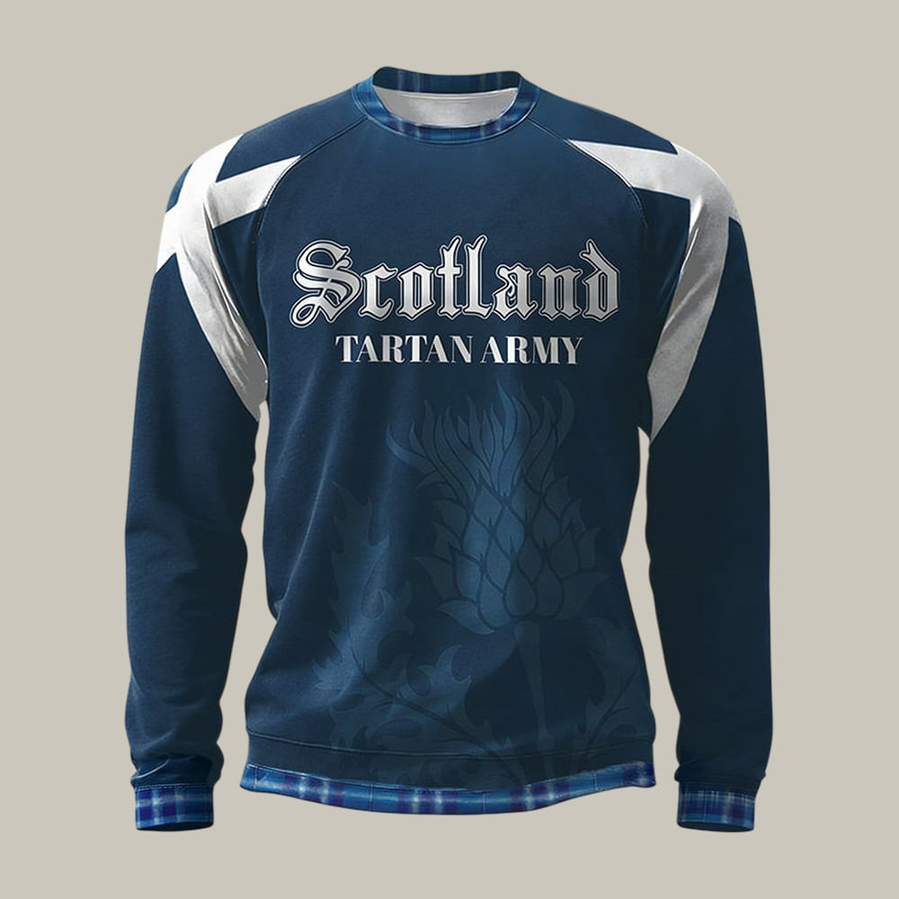 2026 FIFA World Cup Scotland Tartan Army Long Sleeve Shirt 2026 FIFA World Cup Apparel